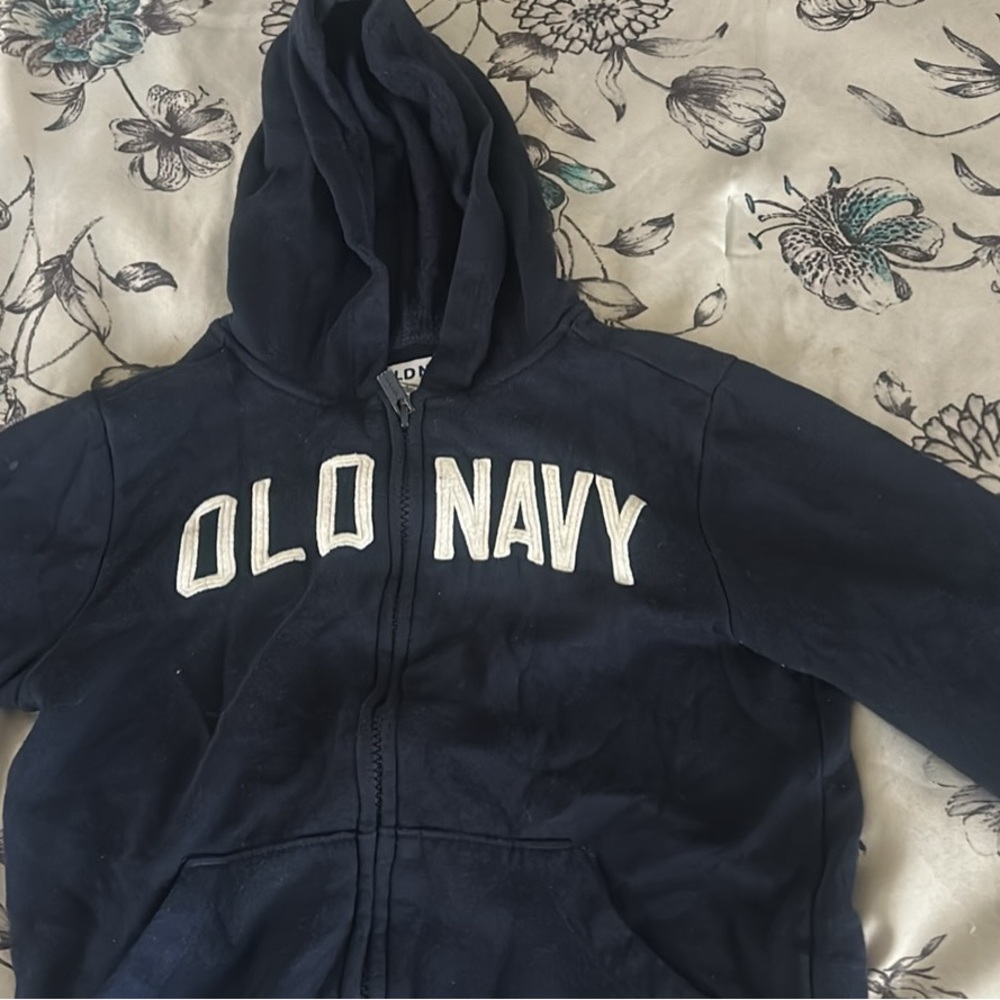 Old Navy Kids Dark Blue Zip-Up Hoodie
